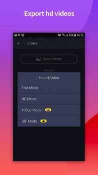 Télécharger Camli Éditeur vidéo et caméra Lecteurs et éditeurs de vidéos pour Android Capture d'écran 4
