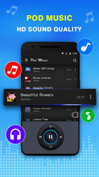 Télécharger Basse Égaliseur Pod Music Musique et audio pour Android Capture d'écran 4