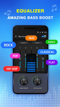 Télécharger Basse Égaliseur Pod Music Musique et audio pour Android Capture d'écran 5