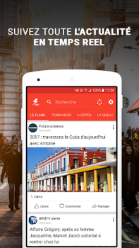 Télécharger Flash info - Actualités et Mét Actualités et magazines pour Android Capture d'écran 2