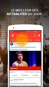 Télécharger Flash info - Actualités et Mét Actualités et magazines pour Android Capture d'écran 4