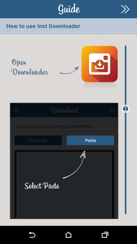 Télécharger Downloader for Instagram Lecteurs et éditeurs de vidéos pour Android Capture d'écran 2