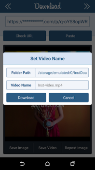 Télécharger Downloader for Instagram Lecteurs et éditeurs de vidéos pour Android Capture d'écran 3