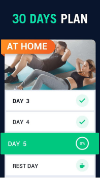 Télécharger 30 Jours Fitness Challenge Santé et forme physique pour Android Capture d'écran 2