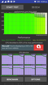 Télécharger CPU Throttling Test Outils pour Android Capture d'écran 2