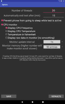 Télécharger CPU Throttling Test Outils pour Android Capture d'écran 6