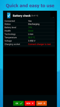 Télécharger Test téléphonique (Phone test) Outils pour Android Capture d'écran 4