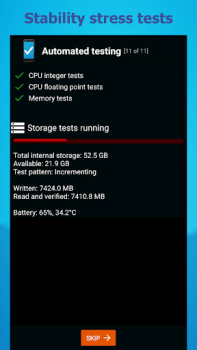 Télécharger Test téléphonique (Phone test) Outils pour Android Capture d'écran 7