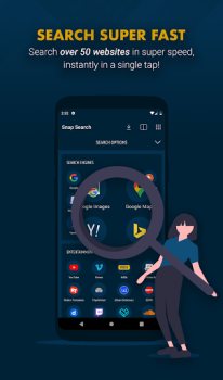 Télécharger Snap Search - Private Browser Communication pour Android Capture d'écran 3
