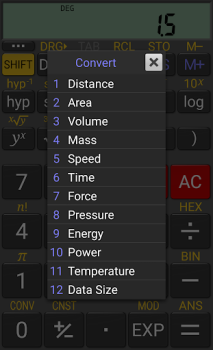 Télécharger RealCalc Scientific Calculator Travail pour Android Capture d'écran 6