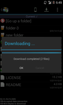 Télécharger AndFTP (Client FTP) Outils pour Android Capture d'écran 4