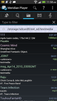 Télécharger Meridian Player Lecteurs et éditeurs de vidéos pour Android Capture d'écran 2