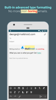 Télécharger MailDroid - Email Application Communication pour Android Capture d'écran 4