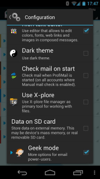 Télécharger ProfiMail Go - email client Communication pour Android Capture d'écran 3