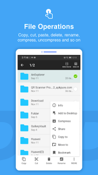 Télécharger Explorateur de fichier DV: Ges Travail pour Android Capture d'écran 4