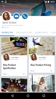 Télécharger Office Delve Travail pour Android Capture d'écran 4