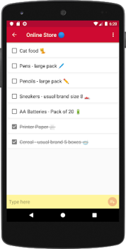 Télécharger Liste de courses Shopping pour Android Capture d'écran 3