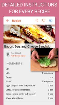 Télécharger Recipe Calendar - Meal Planner Nourriture et boissons pour Android Capture d'écran 4
