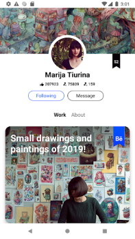 Télécharger Behance – Creative Portfolios Art et design pour Android Capture d'écran 3
