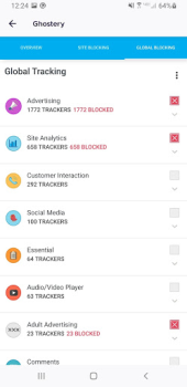 Télécharger Ghostery Privacy Browser Travail pour Android Capture d'écran 3
