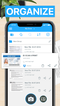 Numérisation de PDF TapScanner