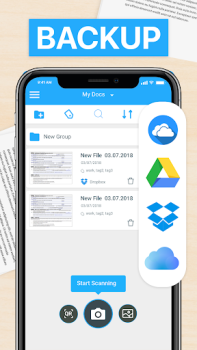 Numérisation de PDF TapScanner