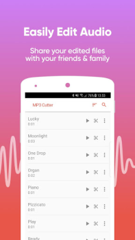 Télécharger MP3 Cutter - Ringtone Maker And Audio Editor Musique et audio pour Android Capture d'écran 3