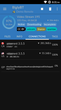 Télécharger BiglyBT, Torrent Downloader Outils pour Android Capture d'écran 3