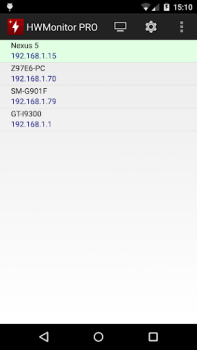 Télécharger HWMonitor PRO Outils pour Android Capture d'écran 2