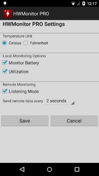 Télécharger HWMonitor PRO Outils pour Android Capture d'écran 4