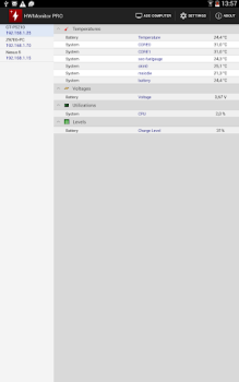 Télécharger HWMonitor PRO Outils pour Android Capture d'écran 5