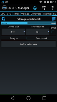 Télécharger 3C CPU Manager (root) Outils pour Android Capture d'écran 5