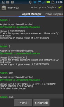 Télécharger BusyBox Outils pour Android Capture d'écran 2