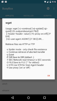Télécharger BusyBox for Android Outils pour Android Capture d'écran 4