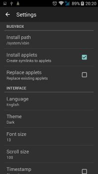 Télécharger BusyBox Outils pour Android Capture d'écran 4