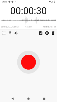 Télécharger Enregistreur vocal - ASR Musique et audio pour Android Capture d'écran 2