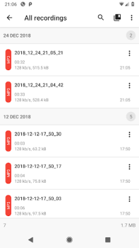 Télécharger Enregistreur vocal - ASR Musique et audio pour Android Capture d'écran 4