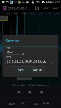Télécharger Couteau MP3 Musique et audio pour Android Capture d'écran 5