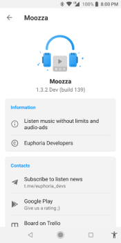 Télécharger Moozza Musique et audio pour Android Capture d'écran 5