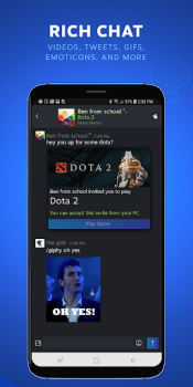 Télécharger Steam Chat Communication pour Android Capture d'écran 2