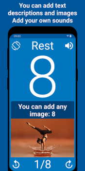 Télécharger Tabata Timer: Interval Timer Santé et forme physique pour Android Capture d'écran 3