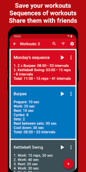 Télécharger Tabata Timer: Interval Timer Santé et forme physique pour Android Capture d'écran 4