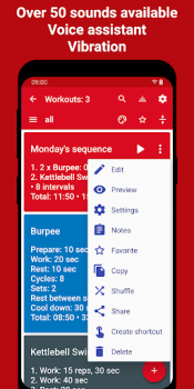 Télécharger Tabata Timer: Interval Timer Santé et forme physique pour Android Capture d'écran 5