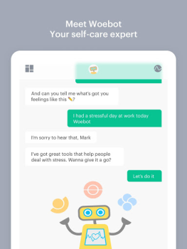 Télécharger Woebot: The Mental Health Ally Médecine pour Android Capture d'écran 6