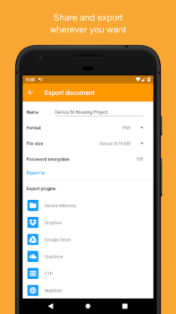 Télécharger Genius Scan - PDF Scanner Affaires pour Android Capture d'écran 5