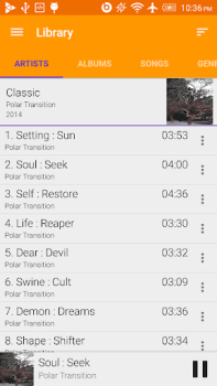 Télécharger GoneMAD Music Player (Trial) Musique et audio pour Android Capture d'écran 4