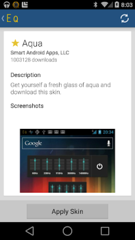 Télécharger Equalizer Musique et audio pour Android Capture d'écran 5