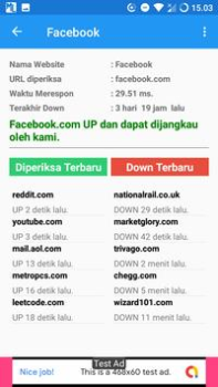 Télécharger Down Or Just Me Outils pour Android Capture d'écran 4