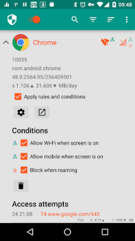 Télécharger NetGuard - no-root firewall Outils pour Android Capture d'écran 2