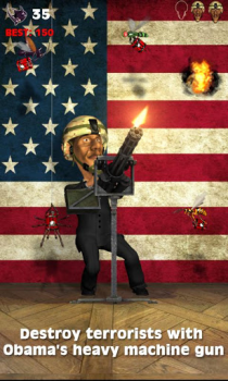 Télécharger Talking Obama:Terrorist Hunter Divertissement pour Android Capture d'écran 7